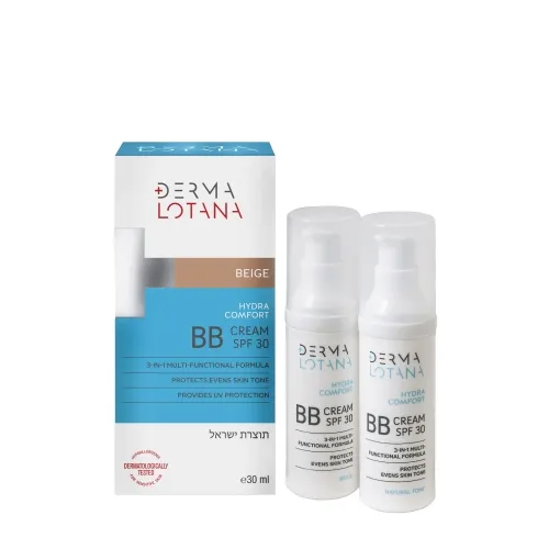 DERMALOTANA kremas su atspalviu HYDRA COMFORT BB NATURAL 3291, 30ml