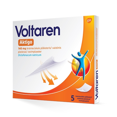 Voltaren Aktigo 140mg pleistr. N5