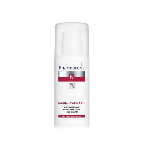 PHARMACERIS N kremas nuo raukšlių MAGNI CAPILARIL SPF10, 50ml