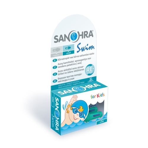SANOHRA ausų kištukai plaukiojimui vaikams SWIM CHILDREN, N2