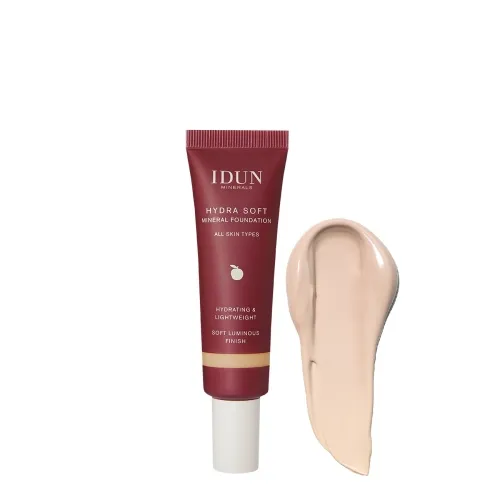 IDUN Minerals skystas mineralinis makiažo pagrindas Nr.1252, 30ml
