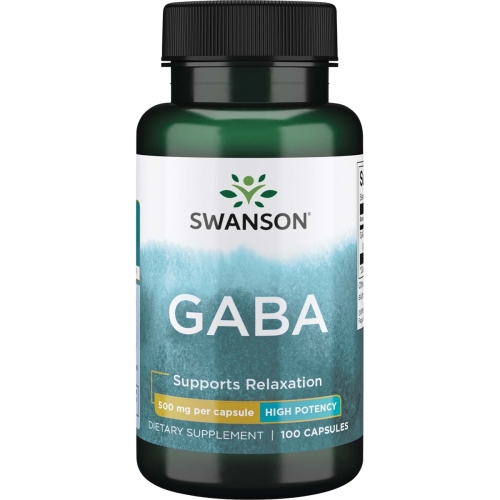 SWANSON GABA 500mg kapsulės N100