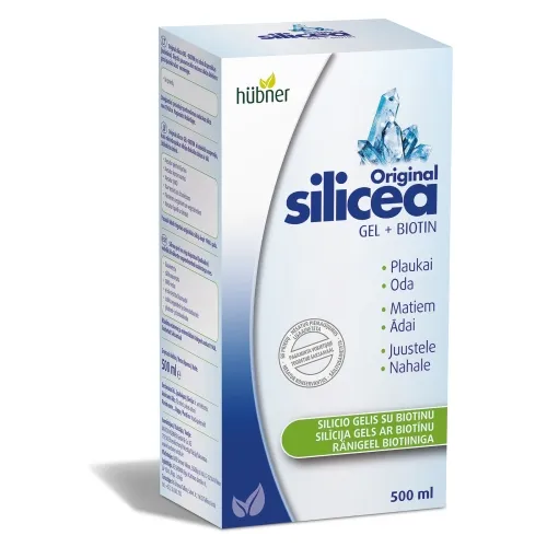 HUBNER ORIGINAL silicio gelis su biotinu SILICEA® GEL+BIOTIN, 500ml