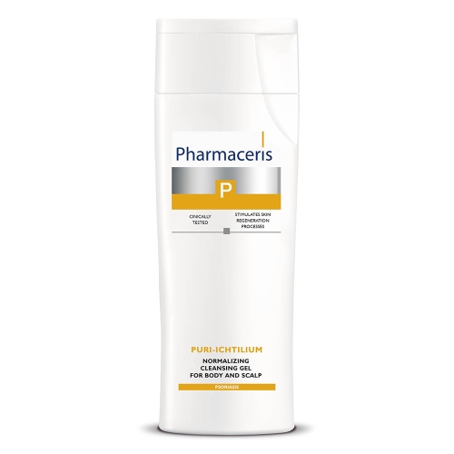 PHARMACERIS P kūno ir galvos valomasis gelis PURI ICHTILIUM, 250ml