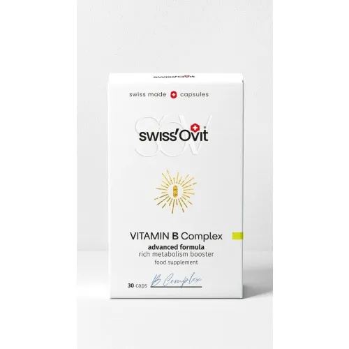 SwissOvit Vitamino B kompleksas kapsulės N30