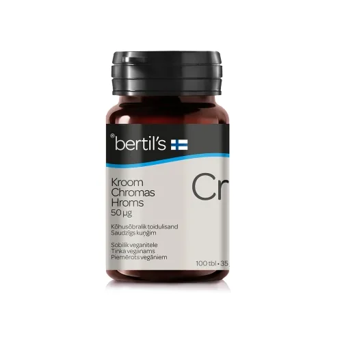 BERTIL'S Chromas 50μg CR, 100 tablečių