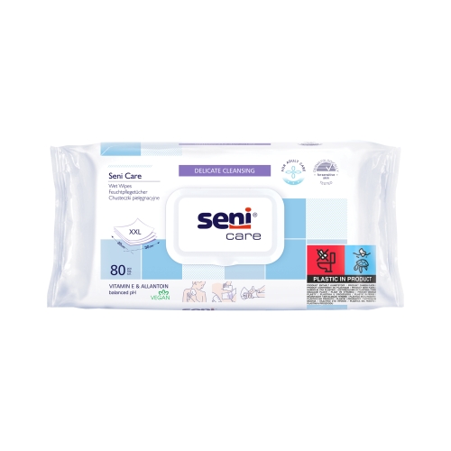SENI Care drėgnos servetėlės N80