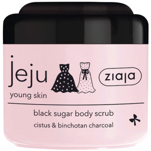 ZIAJA Jeju juodasis cukraus kūno šveitiklis, 200ml