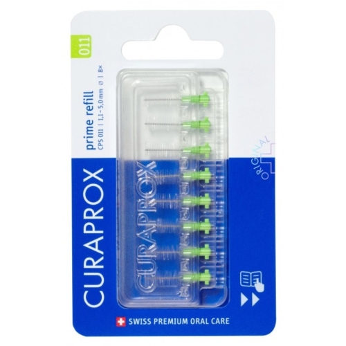 CURAPROX tarpdančių šepetėlių papildymas CPS PRIME REFILL 011, N8