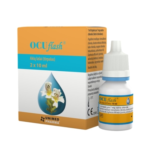 OCUflash®  akių lašai 2x10ml