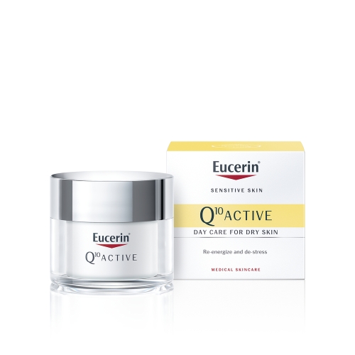 EUCERIN dieninis kremas nuo raukšlių Q10 ACTIVE jautriai odai, 50ml