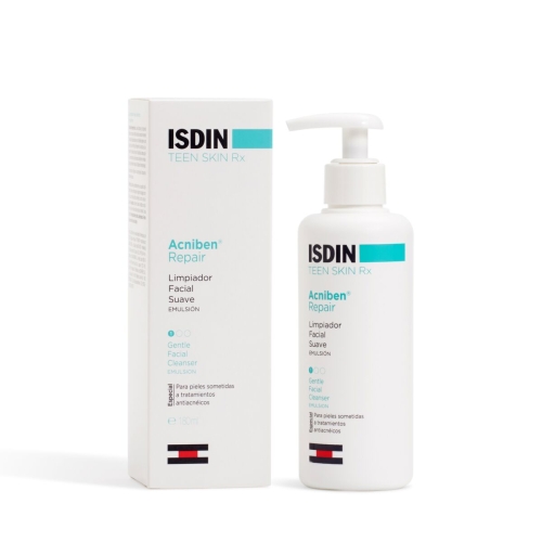 ISDIN švelni valomoji veido emulsija ACNIBEN REPAIR, 180ml