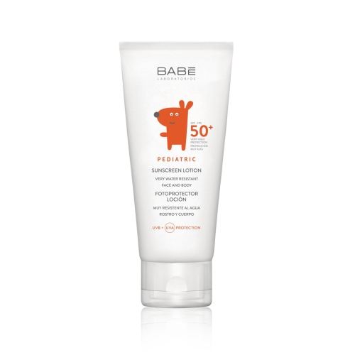 BABE apsauginis losjonas nuo saulės vaikams  PEDIATRIC SPF50+, 100ml