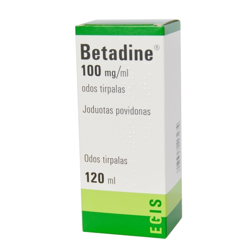 Betadine 100mg/ml odos tirp. 120ml N1