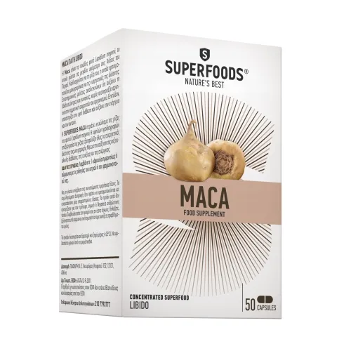 SUPERFOODS kapsulės MACA, N50