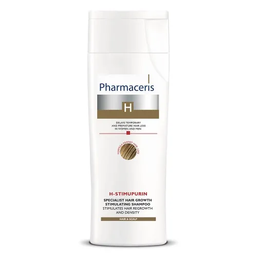 PHARMACERIS H, STIMUPURIN šampūnas plaukams, linkusiems slinkti, 250ml