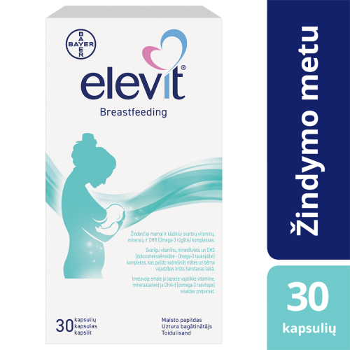 ELEVIT® BREASTFEEDING, 30 kapsulių