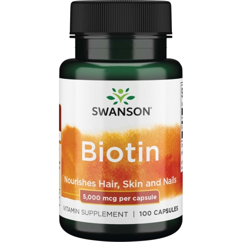 SWANSON BIOTINAS 5000 MCG 100 KAPS.