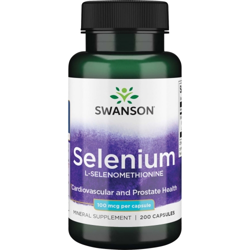SWANSON Selenas 100mg caps. 200 Kaps.