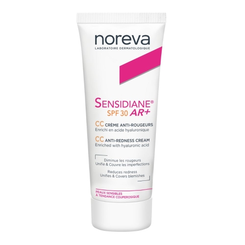 NOREVA veido raudonį mažinantis toninis CC kremas SENSIDIANE AR+ SPF30