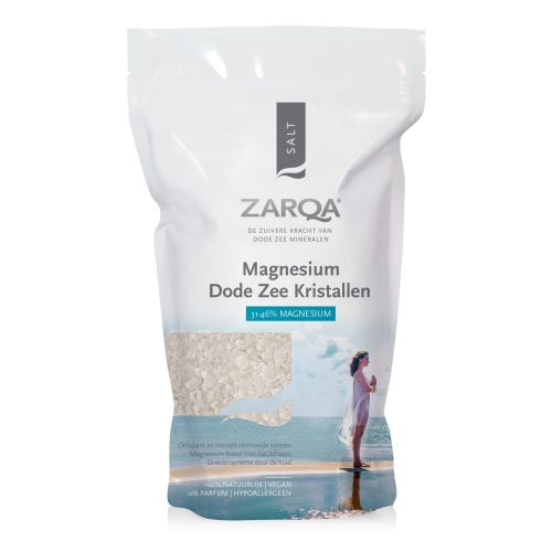 ZARQA negyvosios jūros druska su grynais magnio kristalais, 1kg