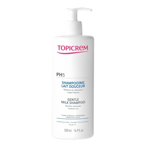 TOPICREM švelnus kreminis šampūnas PH5, 500ml
