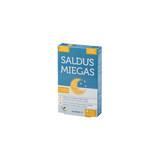 ACONITUM SALDUS MIEGAS, 15 kapsulių