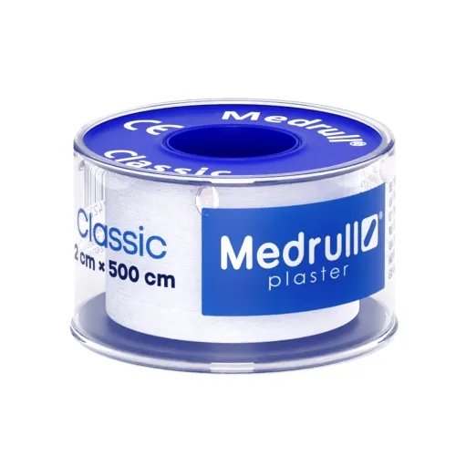 MEDRULL CLASSIC, ruloninis pleistras medžiaginiu pagrindu, 2 x 500 cm