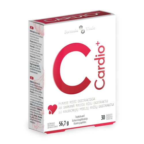 Formula vitale Cardio+ N30, tabletės