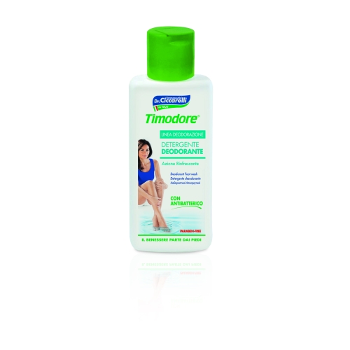 TIMODORE antibakterinis dezodoruojantis pėdų prausiklis, 200ml