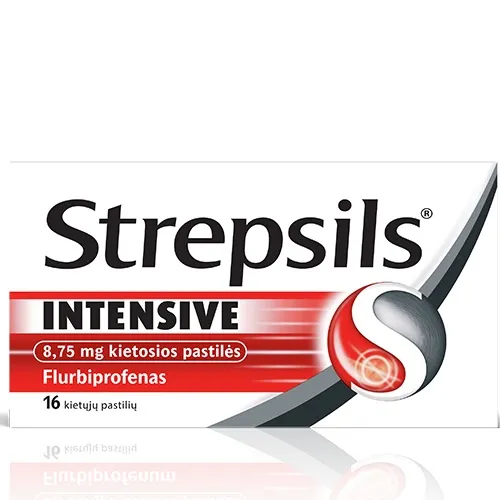 Strepsils Intensive kietosios pastilės N16