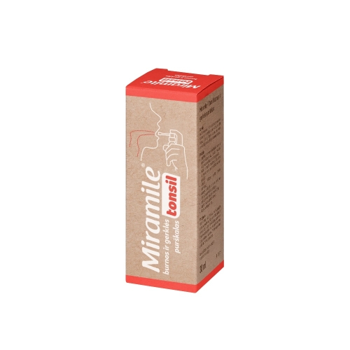 MIRAMILE gerklės ir burnos purškalas TONSIL, 30ml