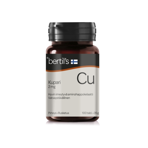 BERTIL'S Varis 2mg CU, 100 tablečių