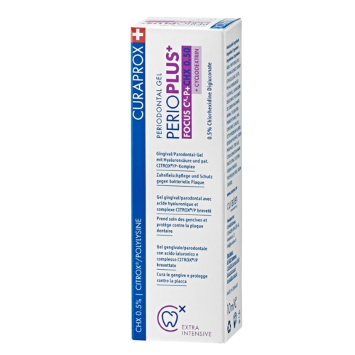 CURAPROX antibakterinis burnos ertmės gelis Perio Plus Focus, 10 ml