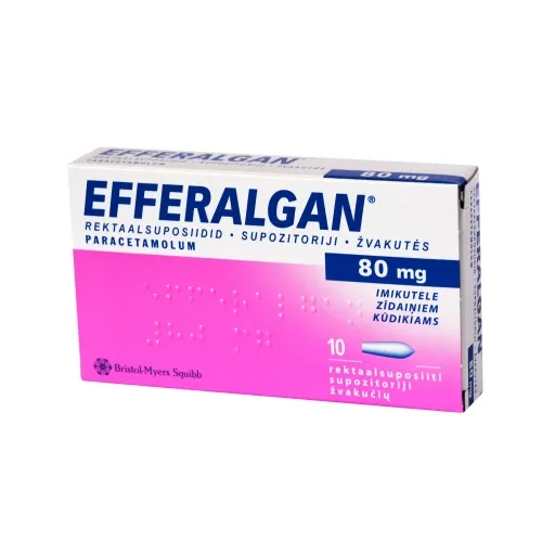Efferalgan 80mg supp. N10