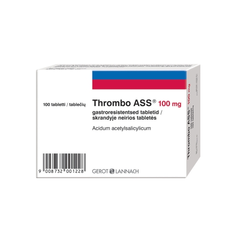 Thrombo ASS 100mg tab. N100