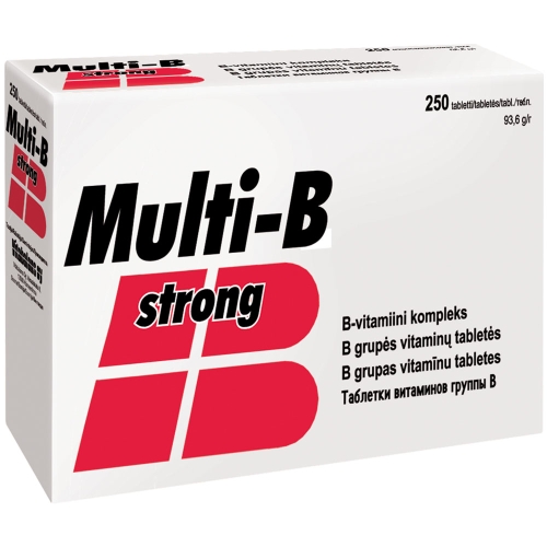 VITABALANS MULTI-B STRONG tabletės N250