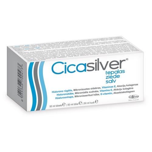 CICASILVER, mikronizuoto sidabro tepalas žaizdoms, 50 ml