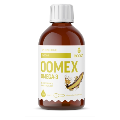 ECOSH žuvų taukai OOMEX, 300ml