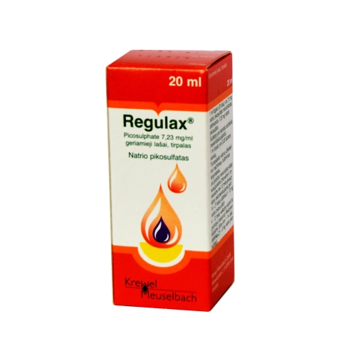 Regulax Picosulphate 7.23mg/ml geriamieji lašai 20ml