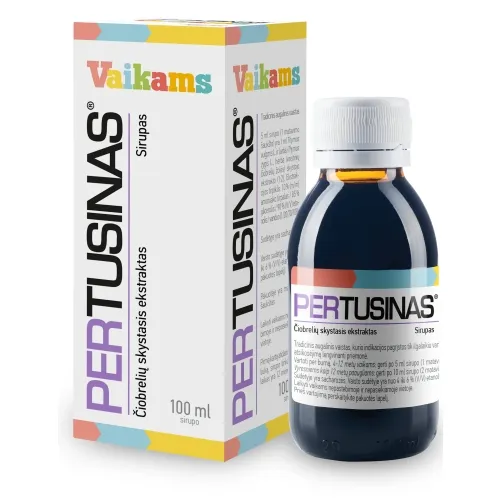 Pertusinas 1ml/5ml sirupas vaikams 100ml
