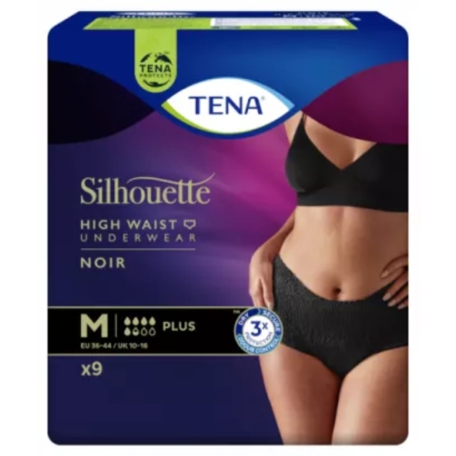 TENA sauskelnės kelnaitės SILHOUETTE NOIR PLUS, M dydis, N9