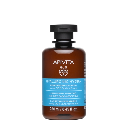 APIVITA drėkinamasis šampūnas HYALURONIC HYDRA, 250ml