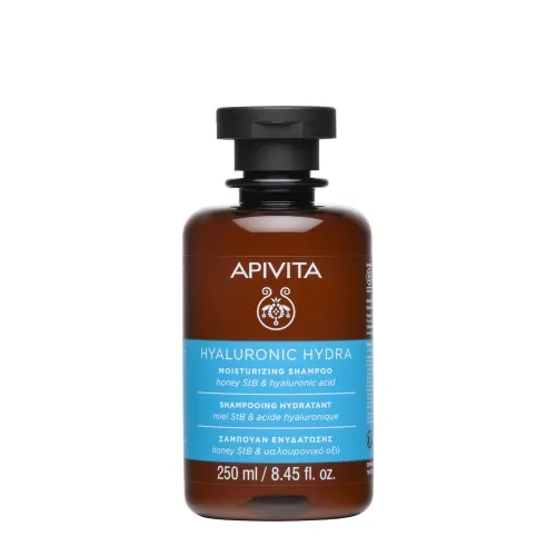 APIVITA drėkinamasis šampūnas HYALURONIC HYDRA, 250ml