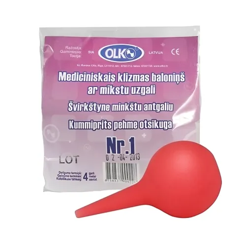 Švirkštynė minkštu antgaliu Nr.1 OLKO medicininė