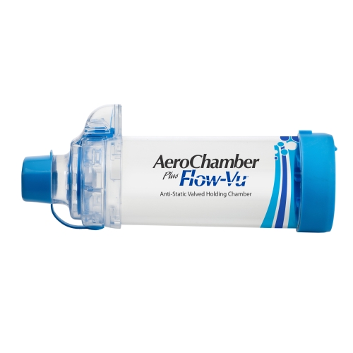 AeroChamber Plus Flow Vu* (suaug.) be kaukės