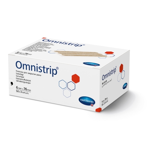 HARTMANN žaizdą užverianti juostelė OMNISTRIP, 6 x 76mm, N3