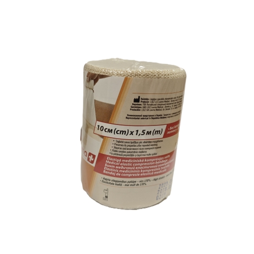 Lauma Medical elastinis tvarstis, 10 cm x 1,5 m