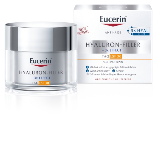 EUCERIN dieninis kremas nuo raukšlių HYALURON-FILLER SPF 30, 50 ml