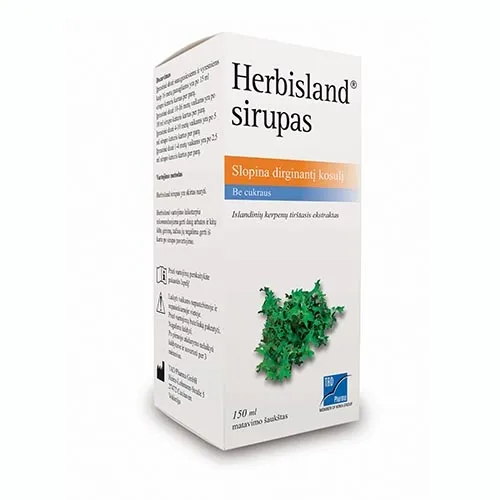 HERBISLAND sirupas, 150ml